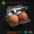 Claro rectangular bandeja plástica transparente del huevo